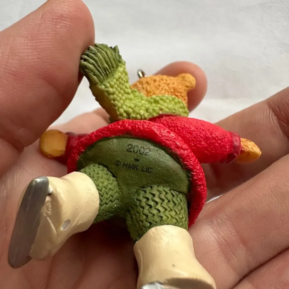 Vintage 2002 Hallmark Keepsake Gracie Skates Snow Cub Club Christmas Ornament